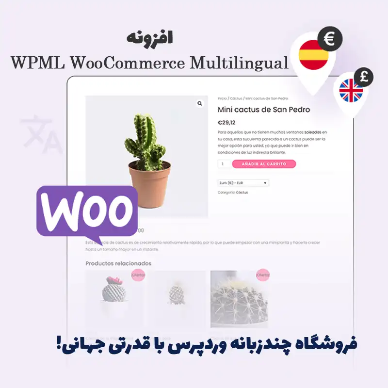 افزونه WPML WooCommerce Multilingual