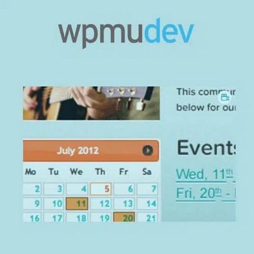 افزونه وردپرس گروپ کلندر | WPMU DEV Buddy Press Group Calendar